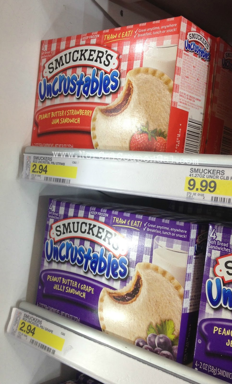 uncrustables nutella